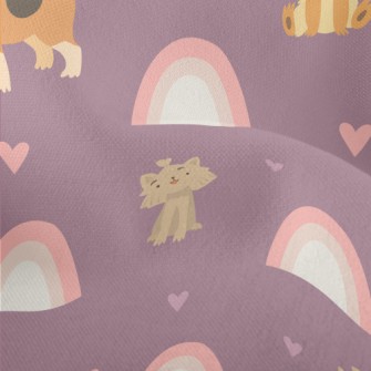 Silly Cute Dog Lightweight Performance Linen
