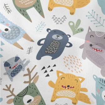 Fairy Tale Cute Animals Lightweight Performance Linen