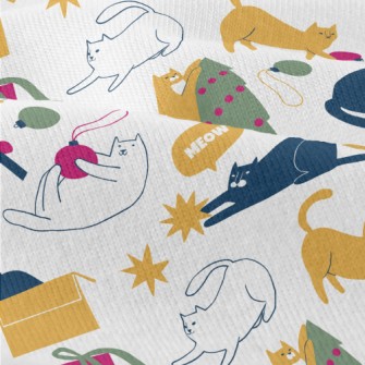 Simple Color Block Line Cat Modern Jersey
