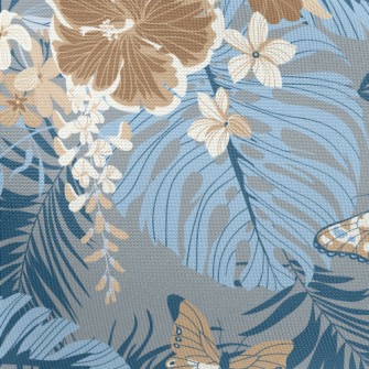 Gorgeous And Delicate Flowers Pongee