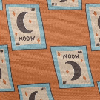 90s Retro Card Moon Pongee