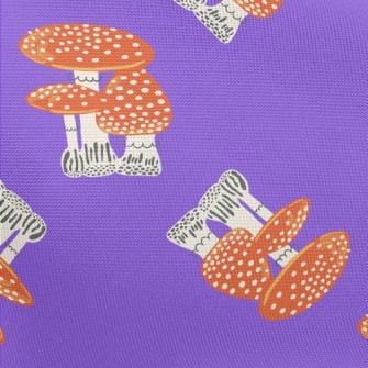 Hand Drawn Magic Mushrooms Pongee