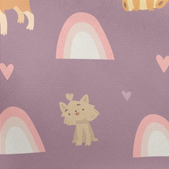 Silly Cute Dog Pongee