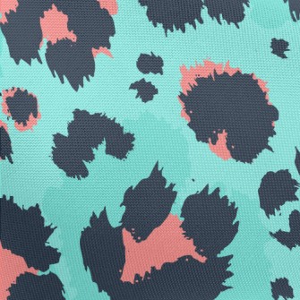 Wild And Detailed Leopard Prin Pongee