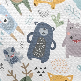 Fairy Tale Cute Animals Pongee