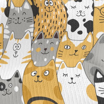 Cute And Silly Cat Stretch Jersey