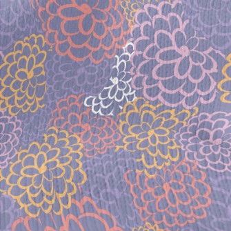 Colorful Lines Of Flowers Stretch Jersey