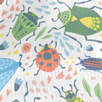Colorful Insects Stretch Jersey
