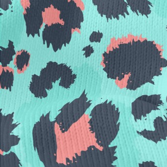 Wild And Detailed Leopard Prin Stretch Jersey