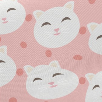 Smiling Cat Midweight Cotton Poplin