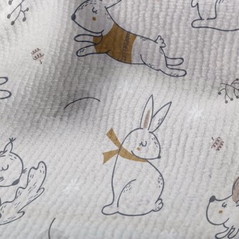 Rabbit, Squirrel And Hedgehog Terry