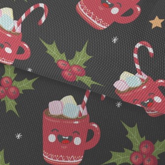 Smiling Marshmallow Cocoa Waterproof Oxford