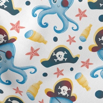 One-eyed Pirate Octopus Stretch Ponte