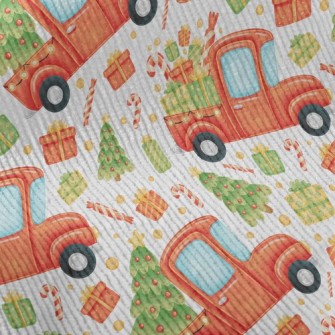 Merry Christmas Tree Transport Standard Corduroy