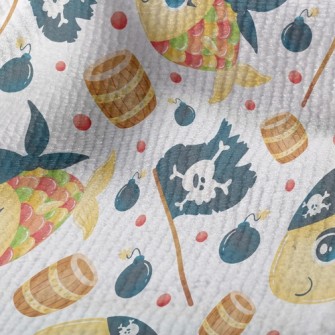 Pirate Colorful Fish Terry