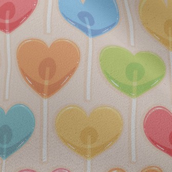 Colorful Love Lollipop Chiffon