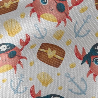 One-eyed Pirate Crab Waterproof Canvas