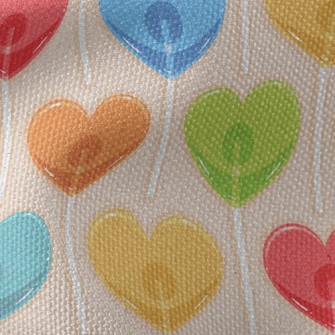 Colorful Love Lollipop Waterproof Canvas