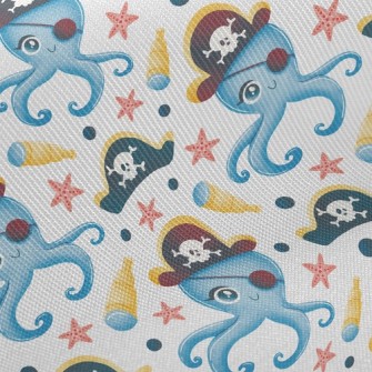 One-eyed Pirate Octopus Twill