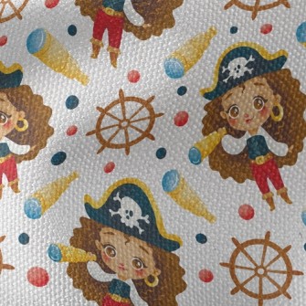 Pirate Curly Girl Waterproof Canvas