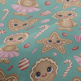 Christmas Magic Gingerbread Gi Performance Linen