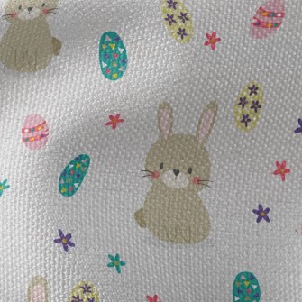 Easter Egg Bunny Waterproof Canvas