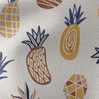 Line Geometric Pineapple Waterproof Canvas
