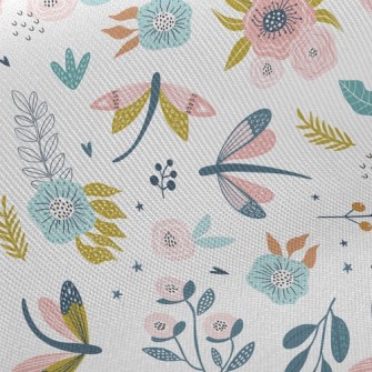 Fantasy Garden Insects Twill