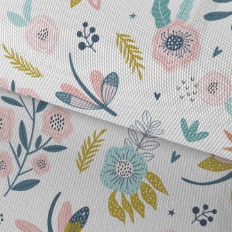 Fantasy Garden Insects Waterproof Oxford