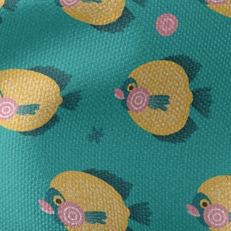 Bright Deep Sea Fish Waterproof Canvas
