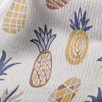 Line Geometric Pineapple Terry