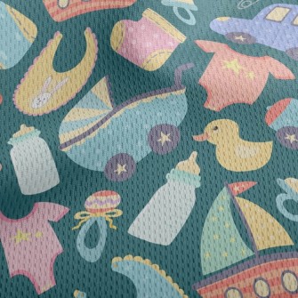 Fun Baby Products Athletic Mesh Flat Back