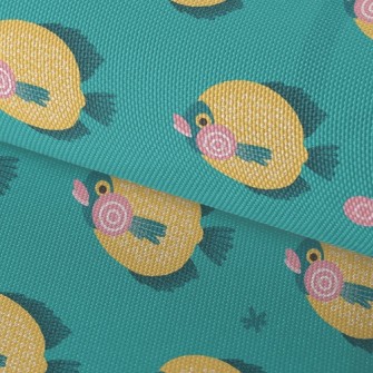 Bright Deep Sea Fish Waterproof Oxford