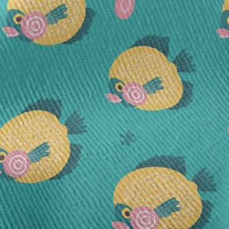 Bright Deep Sea Fish Standard Corduroy