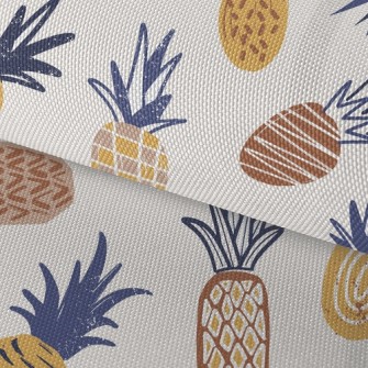Line Geometric Pineapple Waterproof Oxford