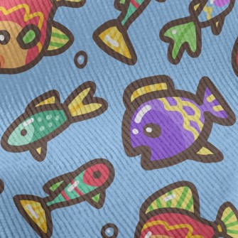 Colorful And Rare Underwater F Standard Corduroy