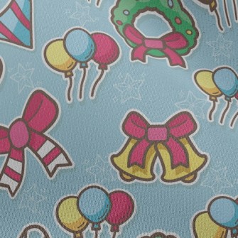 Christmas Balloon Party Chiffon