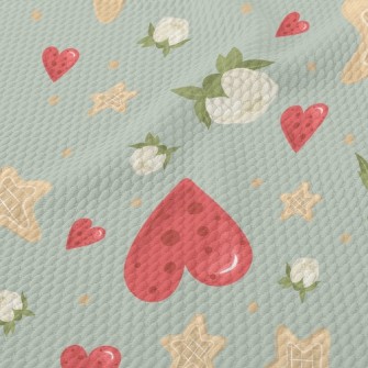 Love Flowers Stars Birdseye Piqué