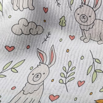 A Cute And Quiet Big Rabbit Terry