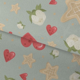 Love Flowers Stars Waterproof Oxford