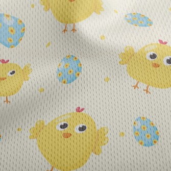 Cute Chicks And Eggs Athletic Mesh Flat Back