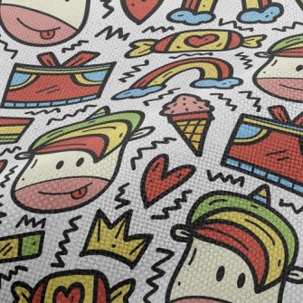 Unicorn Sneaks Snacks Performance Linen