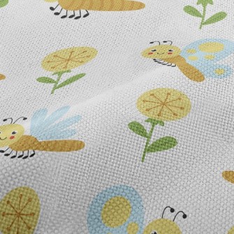 Cartoon Dragonfly Butterfly Performance Linen