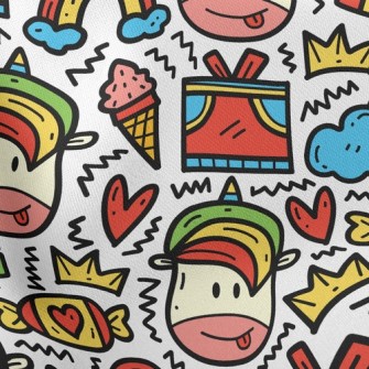 Unicorn Sneaks Snacks Stretch Ponte