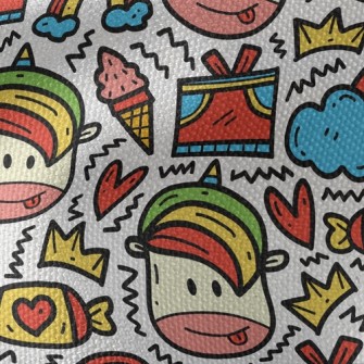 Unicorn Sneaks Snacks Waterproof Canvas