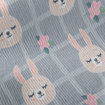 Soft Plaid Bunny Standard Corduroy