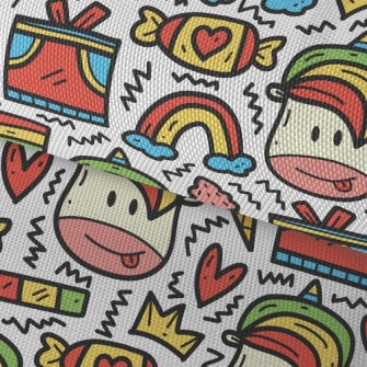 Unicorn Sneaks Snacks Waterproof Oxford