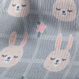 Soft Plaid Bunny Terry