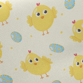 Cute Chicks And Eggs Twill