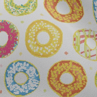 Brightly Frosted Donuts Chiffon